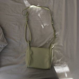 seafoam green cross body bag